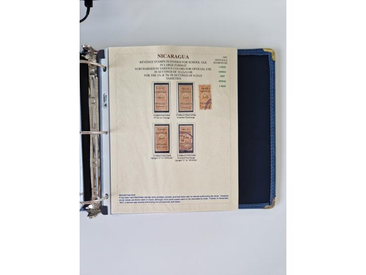 1890/1919, extensive mint never hinged/unused and used collection, incl. Officials and Telegraphs, many interesting items and