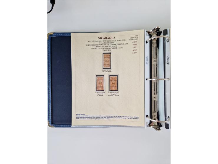 1890/1919, extensive mint never hinged/unused and used collection, incl. Officials and Telegraphs, many interesting items and