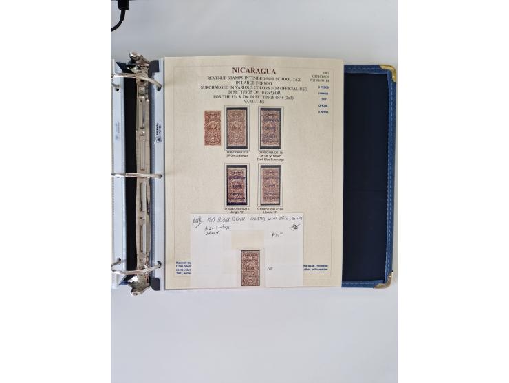 1890/1919, extensive mint never hinged/unused and used collection, incl. Officials and Telegraphs, many interesting items and