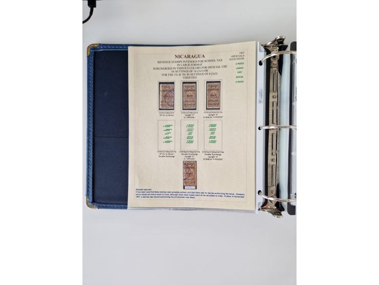 1890/1919, extensive mint never hinged/unused and used collection, incl. Officials and Telegraphs, many interesting items and