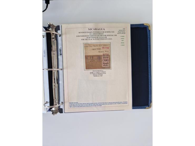 1890/1919, extensive mint never hinged/unused and used collection, incl. Officials and Telegraphs, many interesting items and