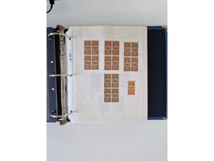 1890/1919, extensive mint never hinged/unused and used collection, incl. Officials and Telegraphs, many interesting items and