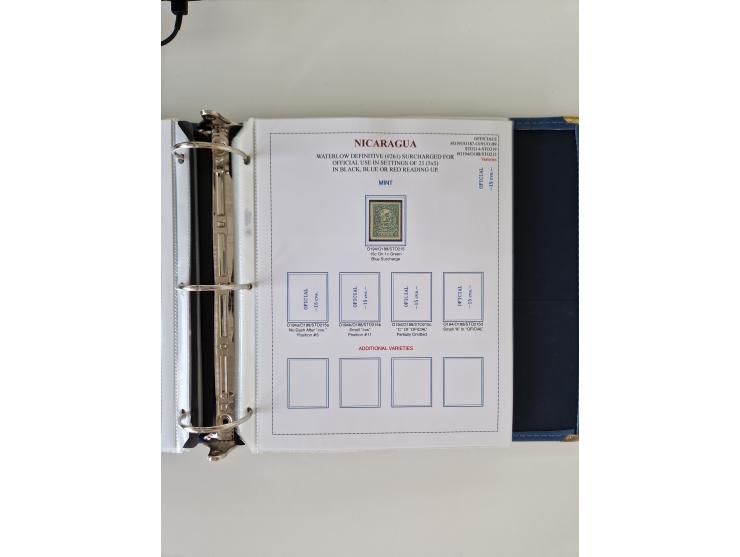 1890/1919, extensive mint never hinged/unused and used collection, incl. Officials and Telegraphs, many interesting items and