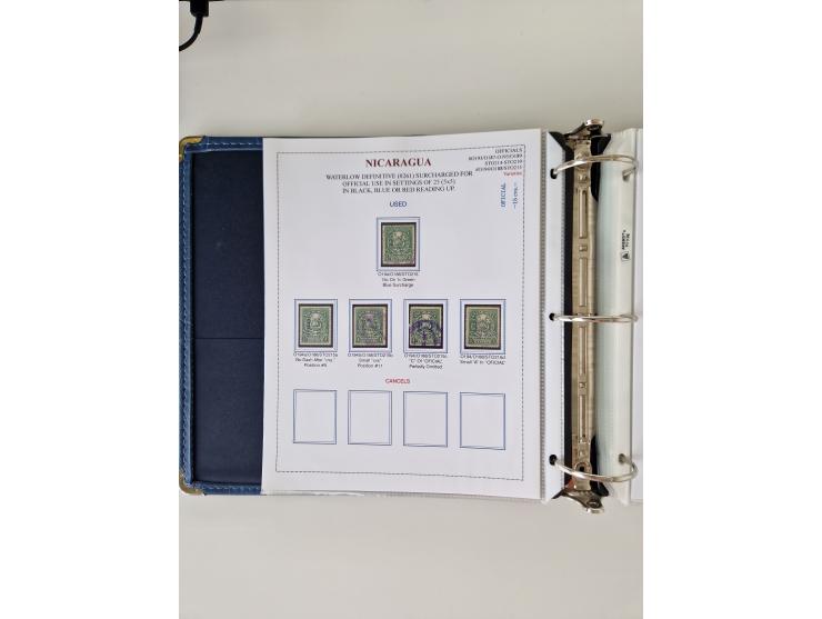 1890/1919, extensive mint never hinged/unused and used collection, incl. Officials and Telegraphs, many interesting items and