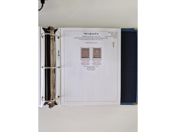 1890/1919, extensive mint never hinged/unused and used collection, incl. Officials and Telegraphs, many interesting items and