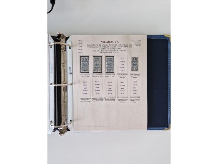 1890/1919, extensive mint never hinged/unused and used collection, incl. Officials and Telegraphs, many interesting items and