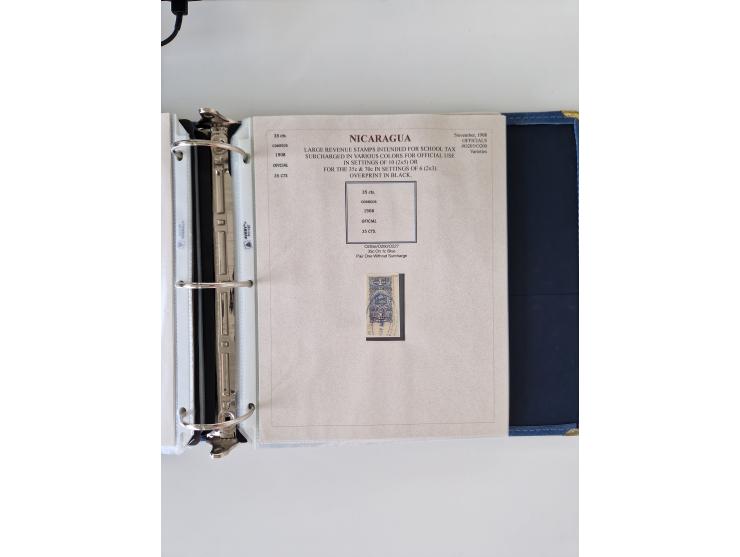 1890/1919, extensive mint never hinged/unused and used collection, incl. Officials and Telegraphs, many interesting items and