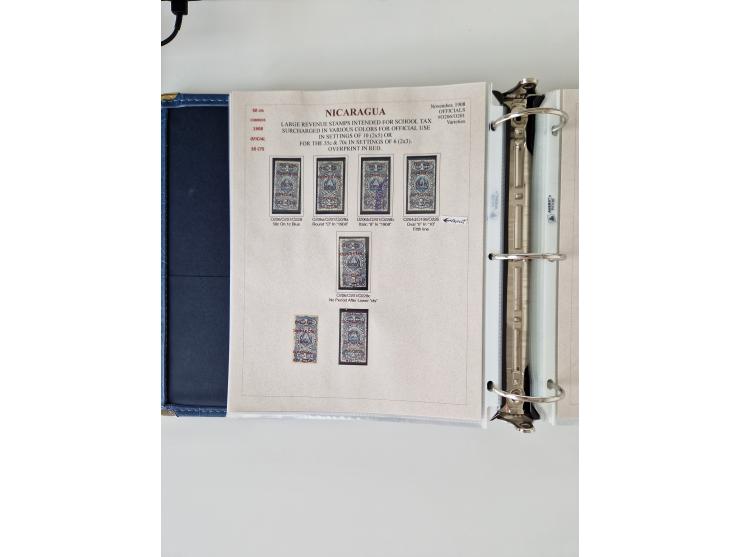 1890/1919, extensive mint never hinged/unused and used collection, incl. Officials and Telegraphs, many interesting items and