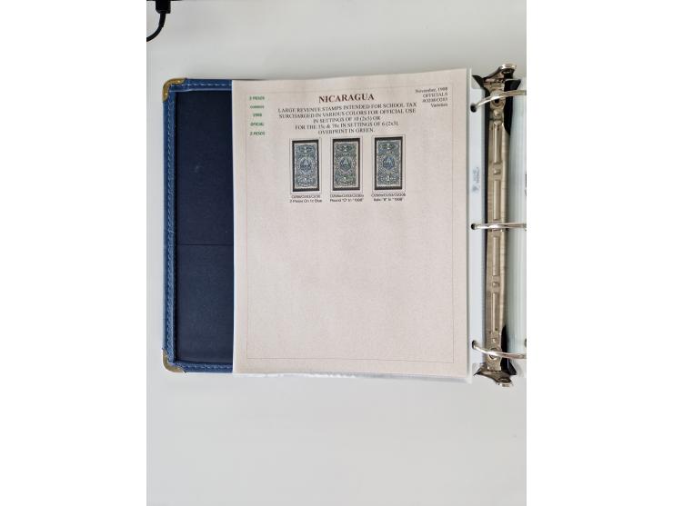 1890/1919, extensive mint never hinged/unused and used collection, incl. Officials and Telegraphs, many interesting items and