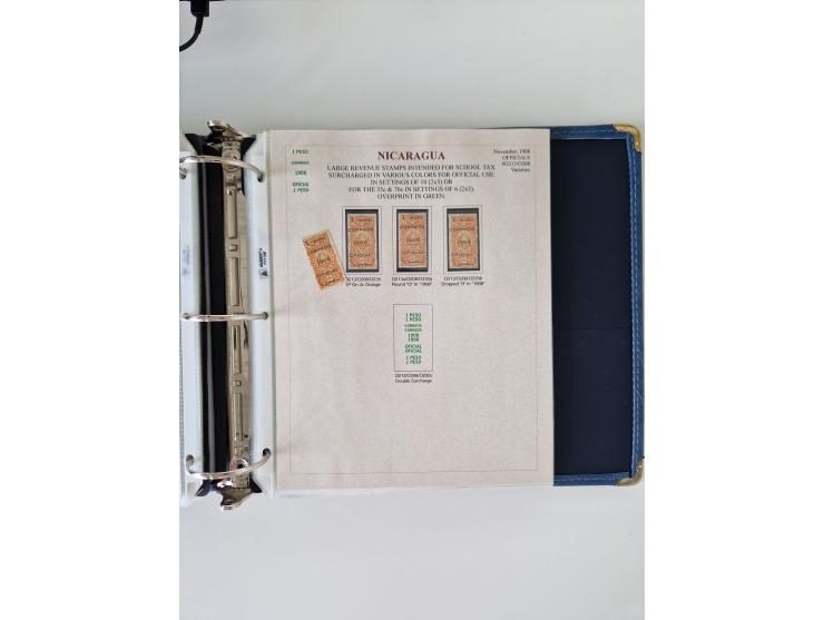 1890/1919, extensive mint never hinged/unused and used collection, incl. Officials and Telegraphs, many interesting items and