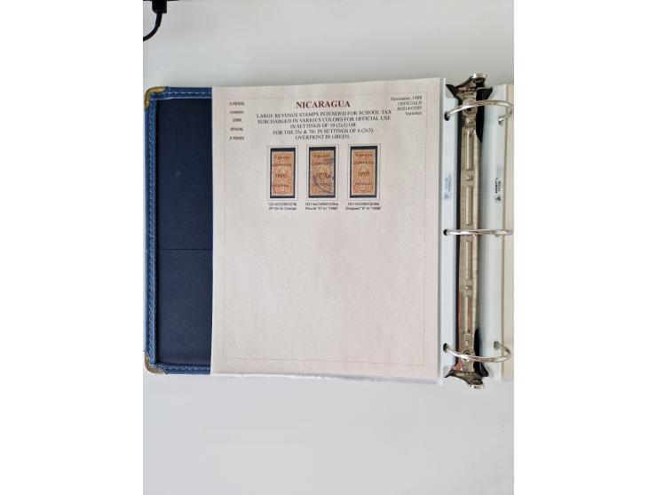 1890/1919, extensive mint never hinged/unused and used collection, incl. Officials and Telegraphs, many interesting items and