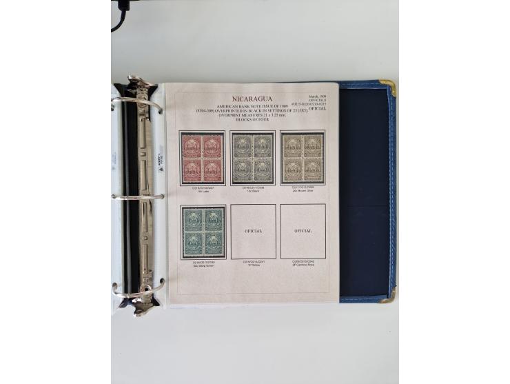 1890/1919, extensive mint never hinged/unused and used collection, incl. Officials and Telegraphs, many interesting items and