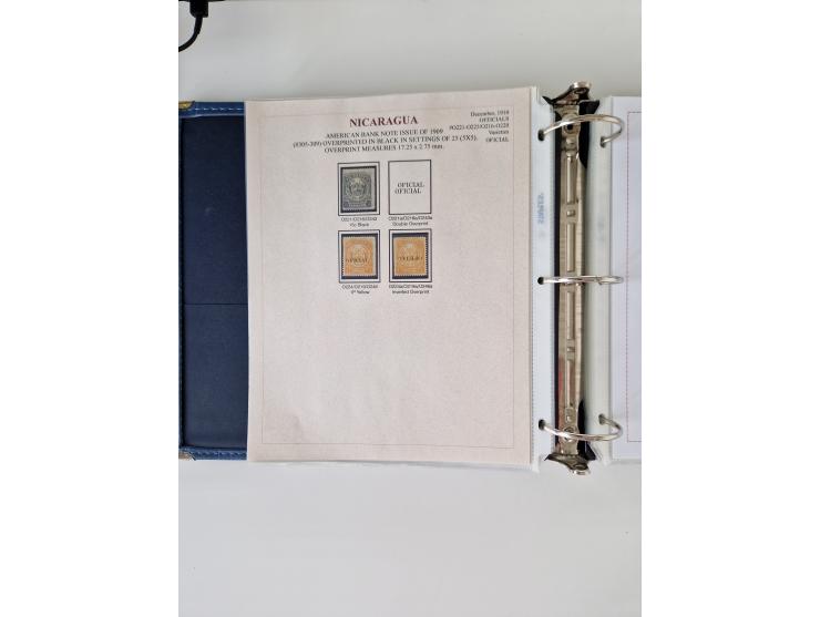 1890/1919, extensive mint never hinged/unused and used collection, incl. Officials and Telegraphs, many interesting items and