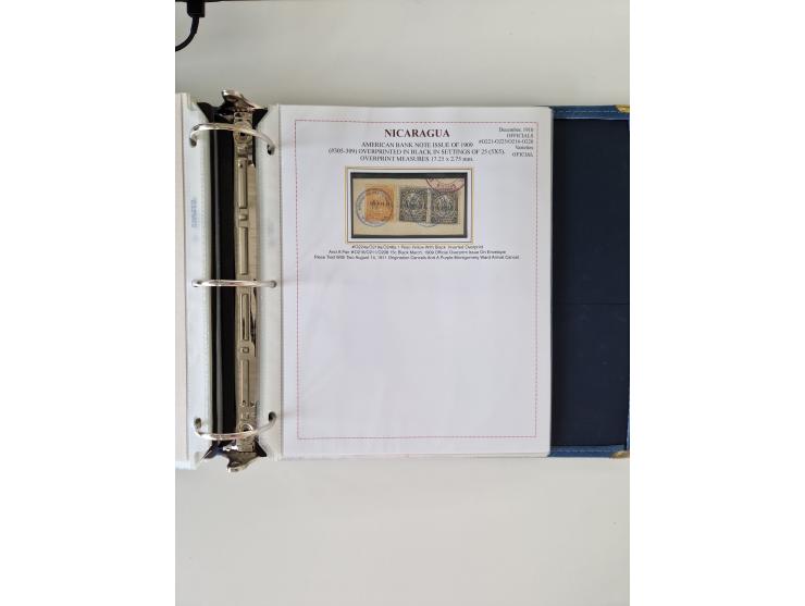 1890/1919, extensive mint never hinged/unused and used collection, incl. Officials and Telegraphs, many interesting items and