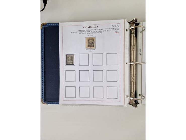 1890/1919, extensive mint never hinged/unused and used collection, incl. Officials and Telegraphs, many interesting items and