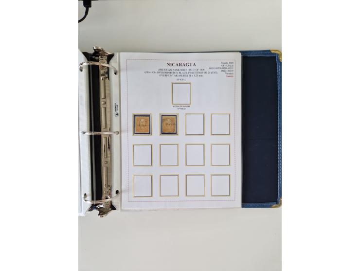 1890/1919, extensive mint never hinged/unused and used collection, incl. Officials and Telegraphs, many interesting items and