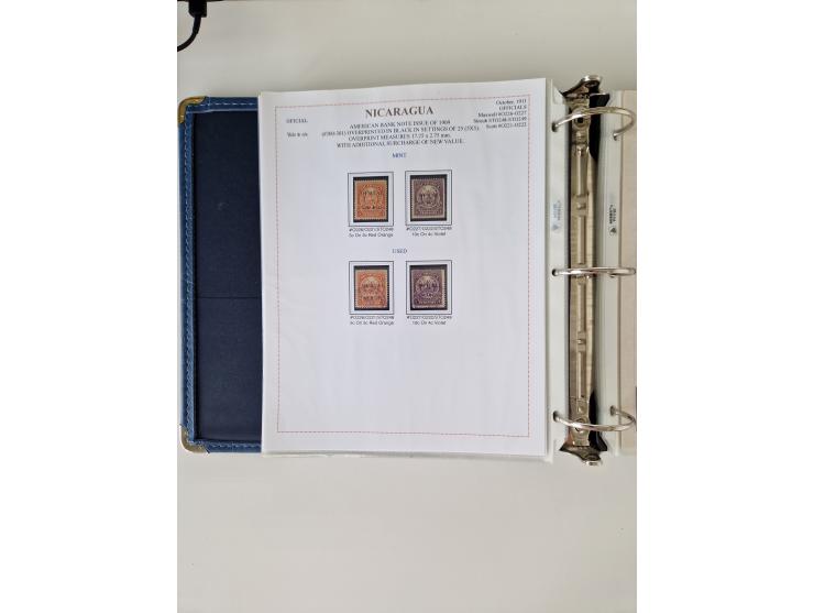 1890/1919, extensive mint never hinged/unused and used collection, incl. Officials and Telegraphs, many interesting items and