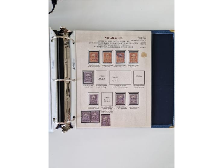 1890/1919, extensive mint never hinged/unused and used collection, incl. Officials and Telegraphs, many interesting items and