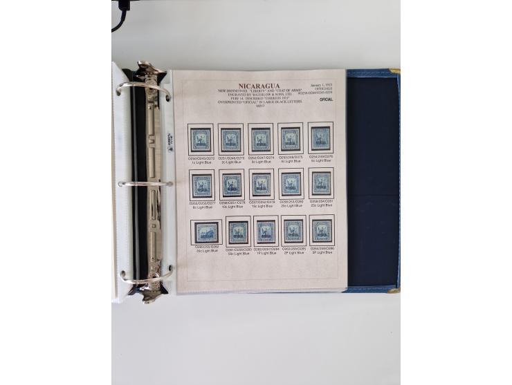 1890/1919, extensive mint never hinged/unused and used collection, incl. Officials and Telegraphs, many interesting items and
