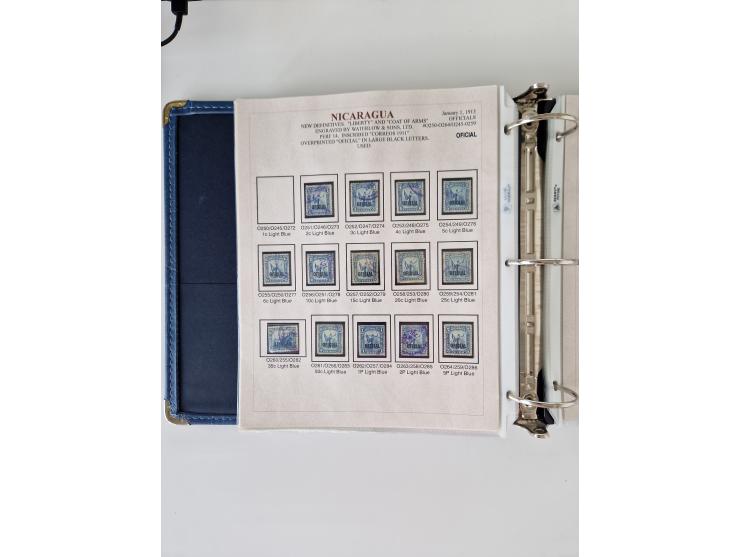 1890/1919, extensive mint never hinged/unused and used collection, incl. Officials and Telegraphs, many interesting items and