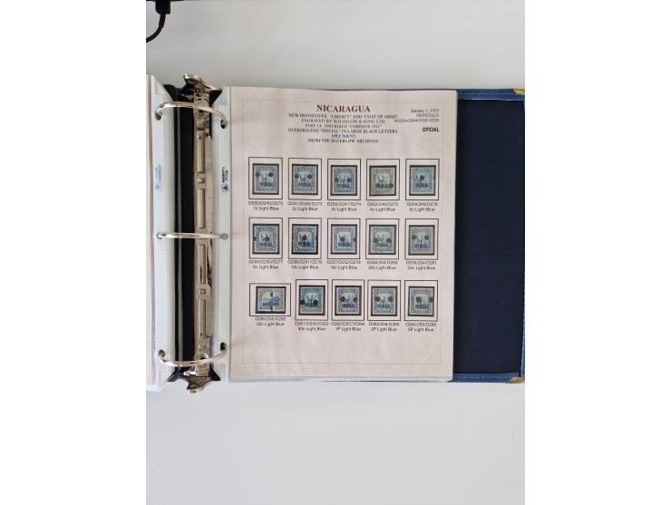 1890/1919, extensive mint never hinged/unused and used collection, incl. Officials and Telegraphs, many interesting items and