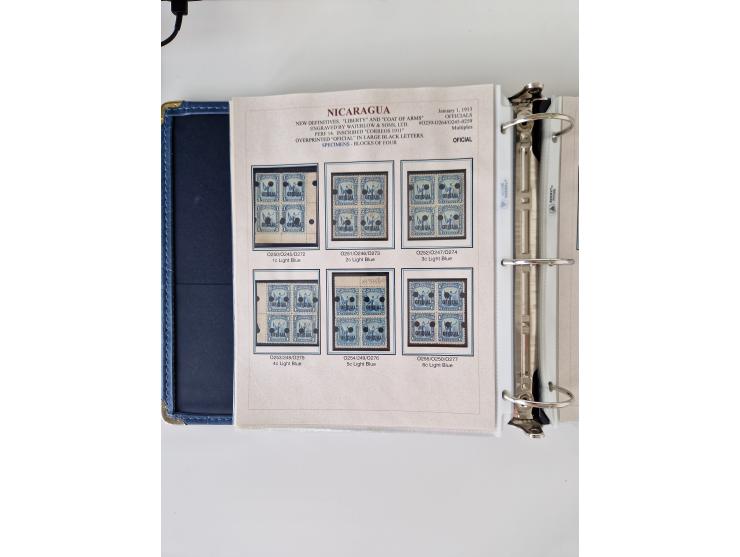 1890/1919, extensive mint never hinged/unused and used collection, incl. Officials and Telegraphs, many interesting items and