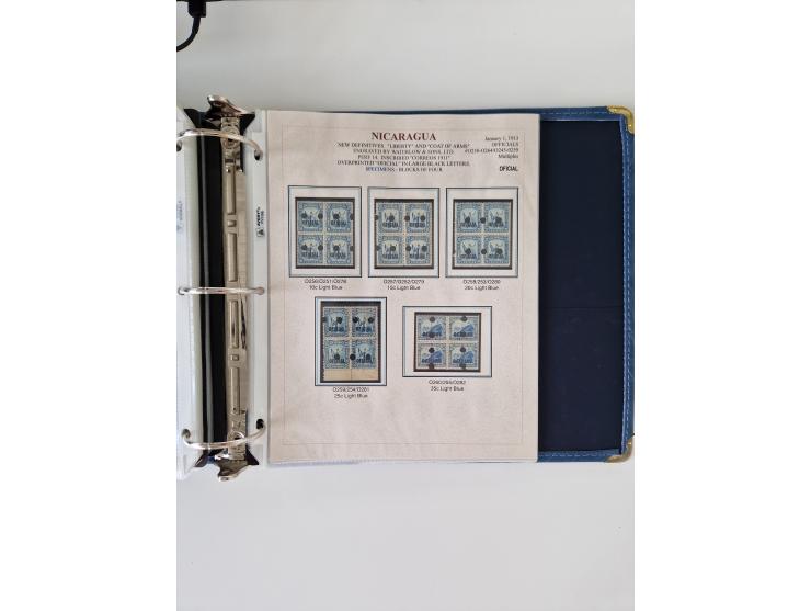 1890/1919, extensive mint never hinged/unused and used collection, incl. Officials and Telegraphs, many interesting items and