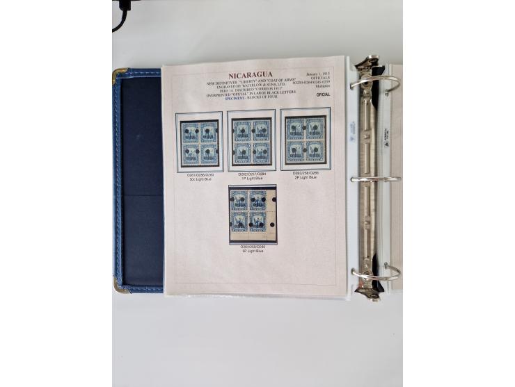 1890/1919, extensive mint never hinged/unused and used collection, incl. Officials and Telegraphs, many interesting items and