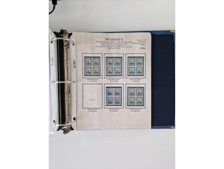 1890/1919, extensive mint never hinged/unused and used collection, incl. Officials and Telegraphs, many interesting items and