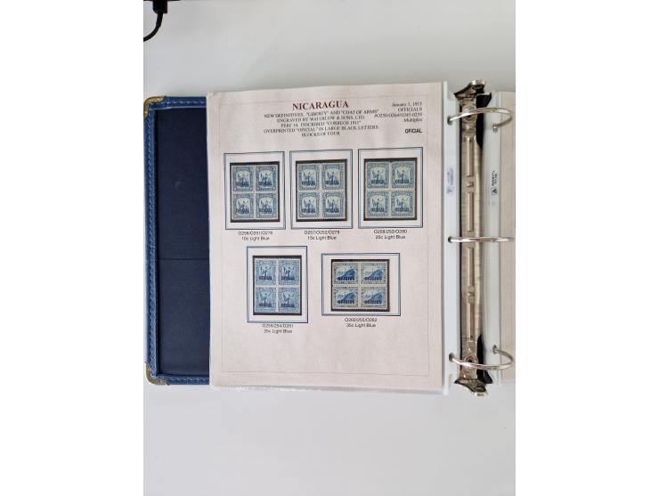 1890/1919, extensive mint never hinged/unused and used collection, incl. Officials and Telegraphs, many interesting items and