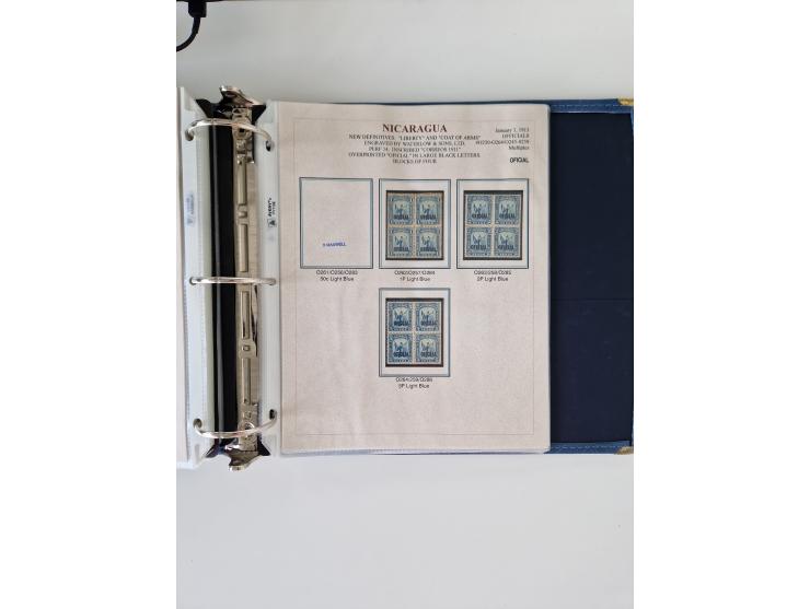 1890/1919, extensive mint never hinged/unused and used collection, incl. Officials and Telegraphs, many interesting items and