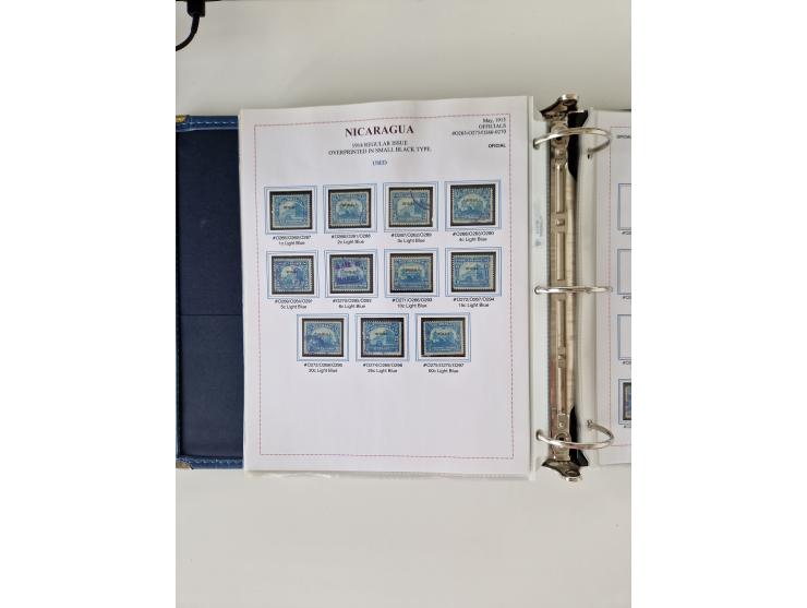 1890/1919, extensive mint never hinged/unused and used collection, incl. Officials and Telegraphs, many interesting items and