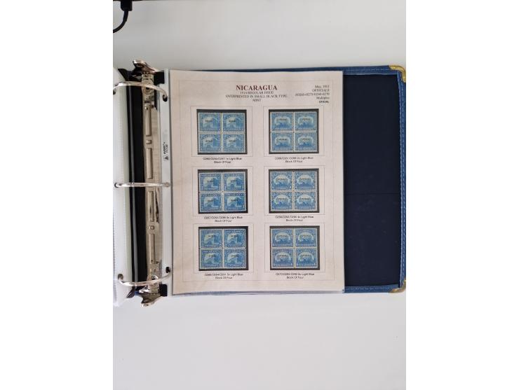 1890/1919, extensive mint never hinged/unused and used collection, incl. Officials and Telegraphs, many interesting items and