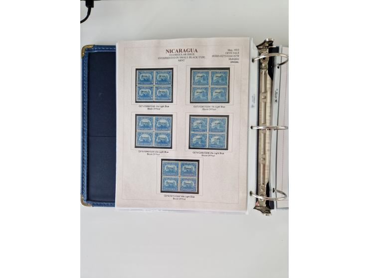 1890/1919, extensive mint never hinged/unused and used collection, incl. Officials and Telegraphs, many interesting items and