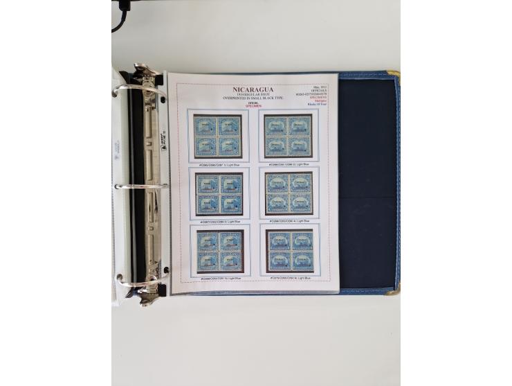 1890/1919, extensive mint never hinged/unused and used collection, incl. Officials and Telegraphs, many interesting items and