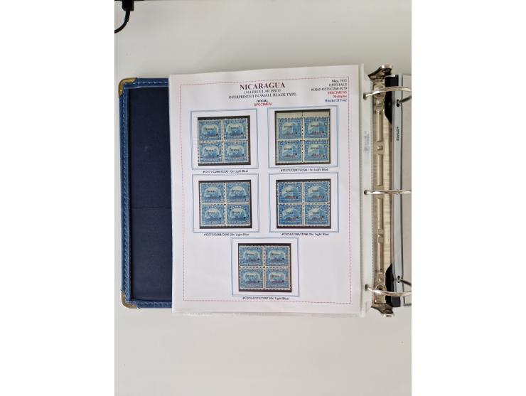 1890/1919, extensive mint never hinged/unused and used collection, incl. Officials and Telegraphs, many interesting items and