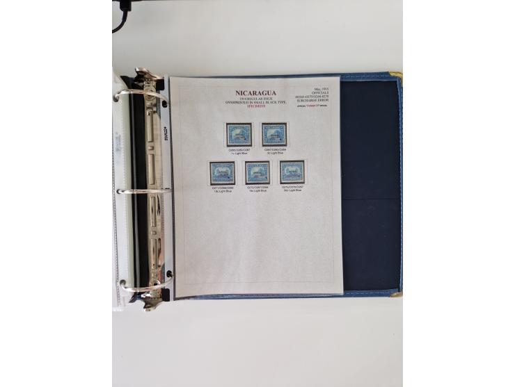 1890/1919, extensive mint never hinged/unused and used collection, incl. Officials and Telegraphs, many interesting items and