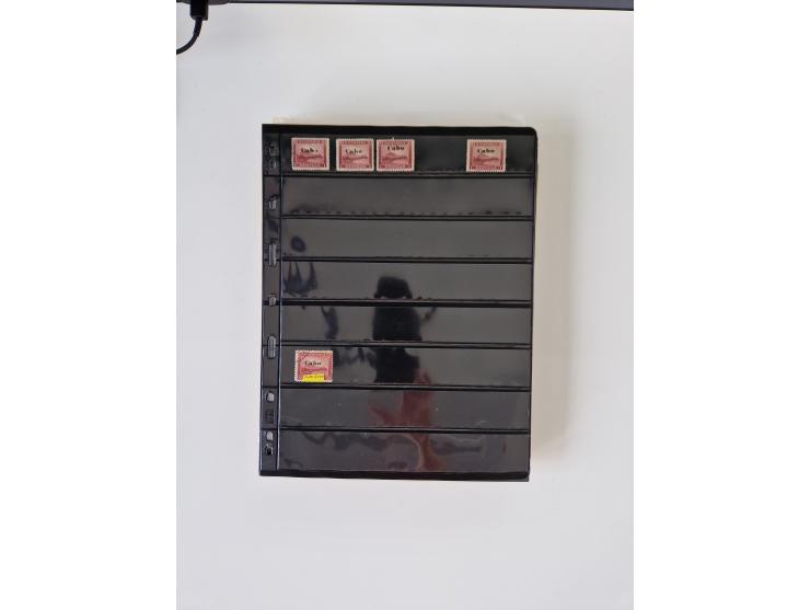 1890/1919, extensive mint never hinged/unused and used collection, incl. Officials and Telegraphs, many interesting items and