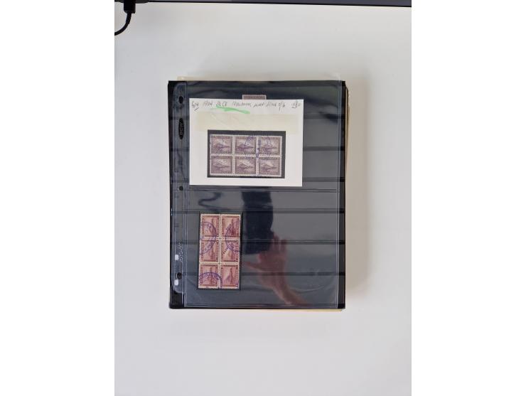 1890/1919, extensive mint never hinged/unused and used collection, incl. Officials and Telegraphs, many interesting items and