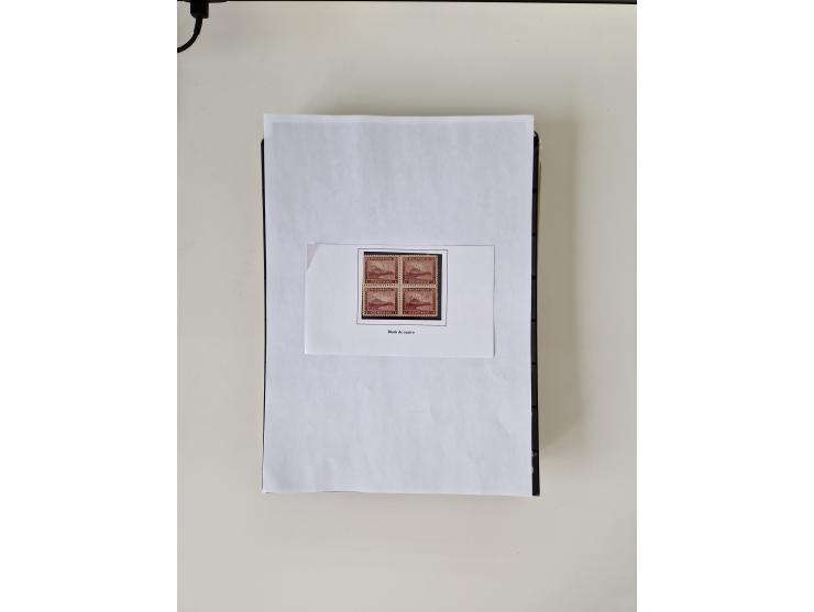 1890/1919, extensive mint never hinged/unused and used collection, incl. Officials and Telegraphs, many interesting items and