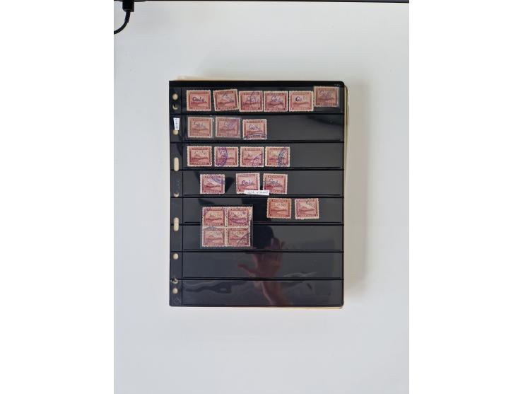 1890/1919, extensive mint never hinged/unused and used collection, incl. Officials and Telegraphs, many interesting items and