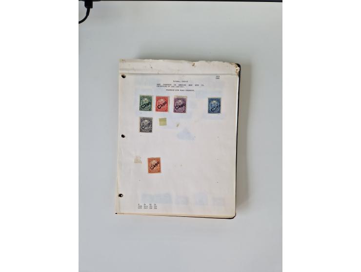 1890/1919, extensive mint never hinged/unused and used collection, incl. Officials and Telegraphs, many interesting items and