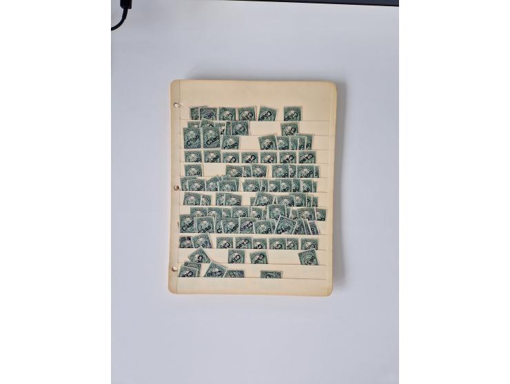 1890/1919, extensive mint never hinged/unused and used collection, incl. Officials and Telegraphs, many interesting items and