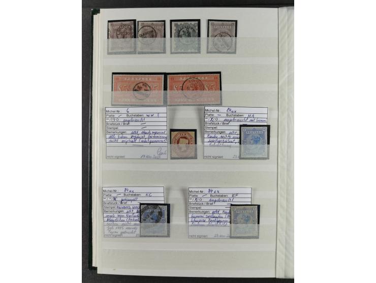 1840/1970, valuable, mostly used selection with emphasis on classic issues, starting with Penny Black, furthermore Mi.-Nr. 2 