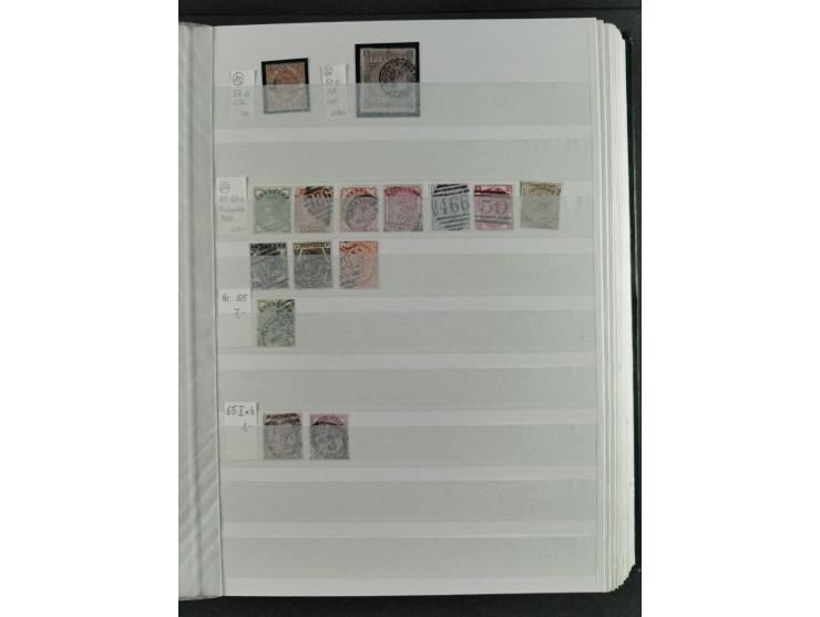 1840/1970, valuable, mostly used selection with emphasis on classic issues, starting with Penny Black, furthermore Mi.-Nr. 2 