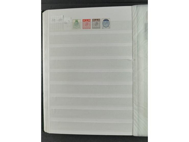 1840/1970, valuable, mostly used selection with emphasis on classic issues, starting with Penny Black, furthermore Mi.-Nr. 2 