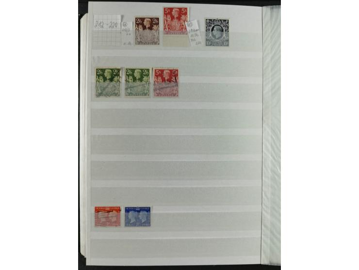 1840/1970, valuable, mostly used selection with emphasis on classic issues, starting with Penny Black, furthermore Mi.-Nr. 2 