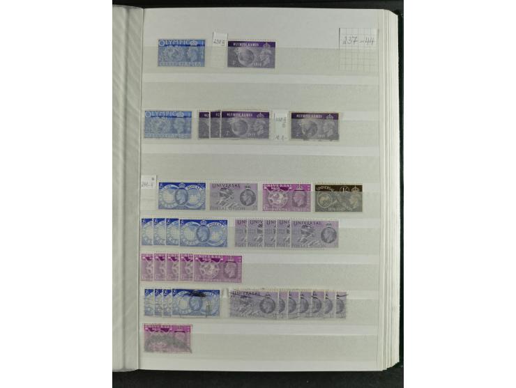 1840/1970, valuable, mostly used selection with emphasis on classic issues, starting with Penny Black, furthermore Mi.-Nr. 2 