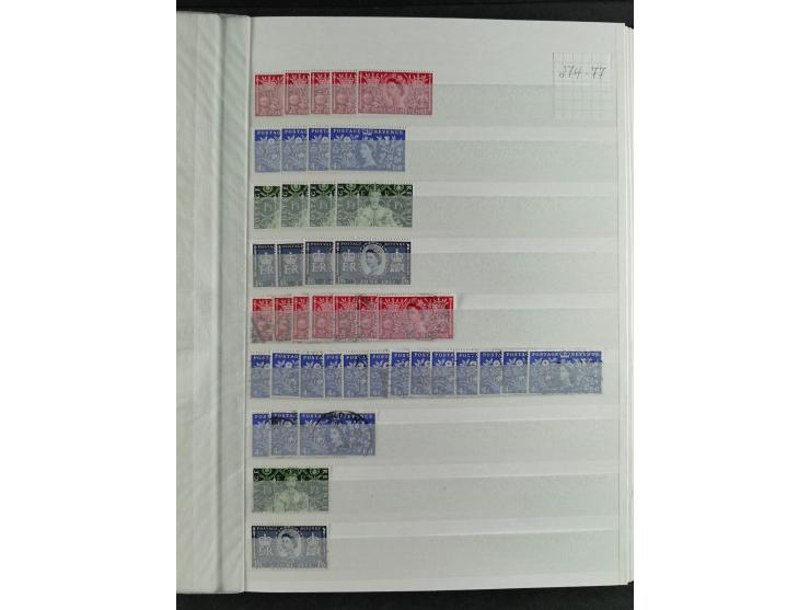 1840/1970, valuable, mostly used selection with emphasis on classic issues, starting with Penny Black, furthermore Mi.-Nr. 2 