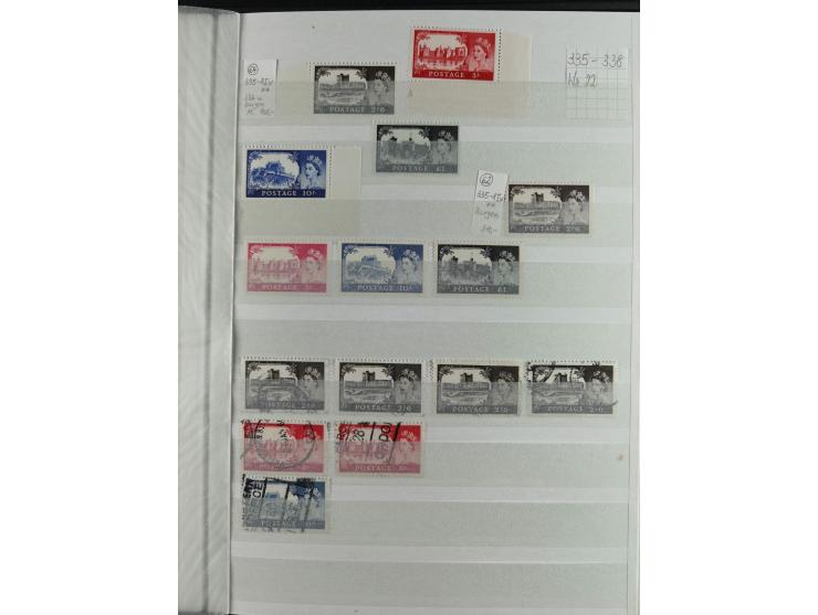 1840/1970, valuable, mostly used selection with emphasis on classic issues, starting with Penny Black, furthermore Mi.-Nr. 2 